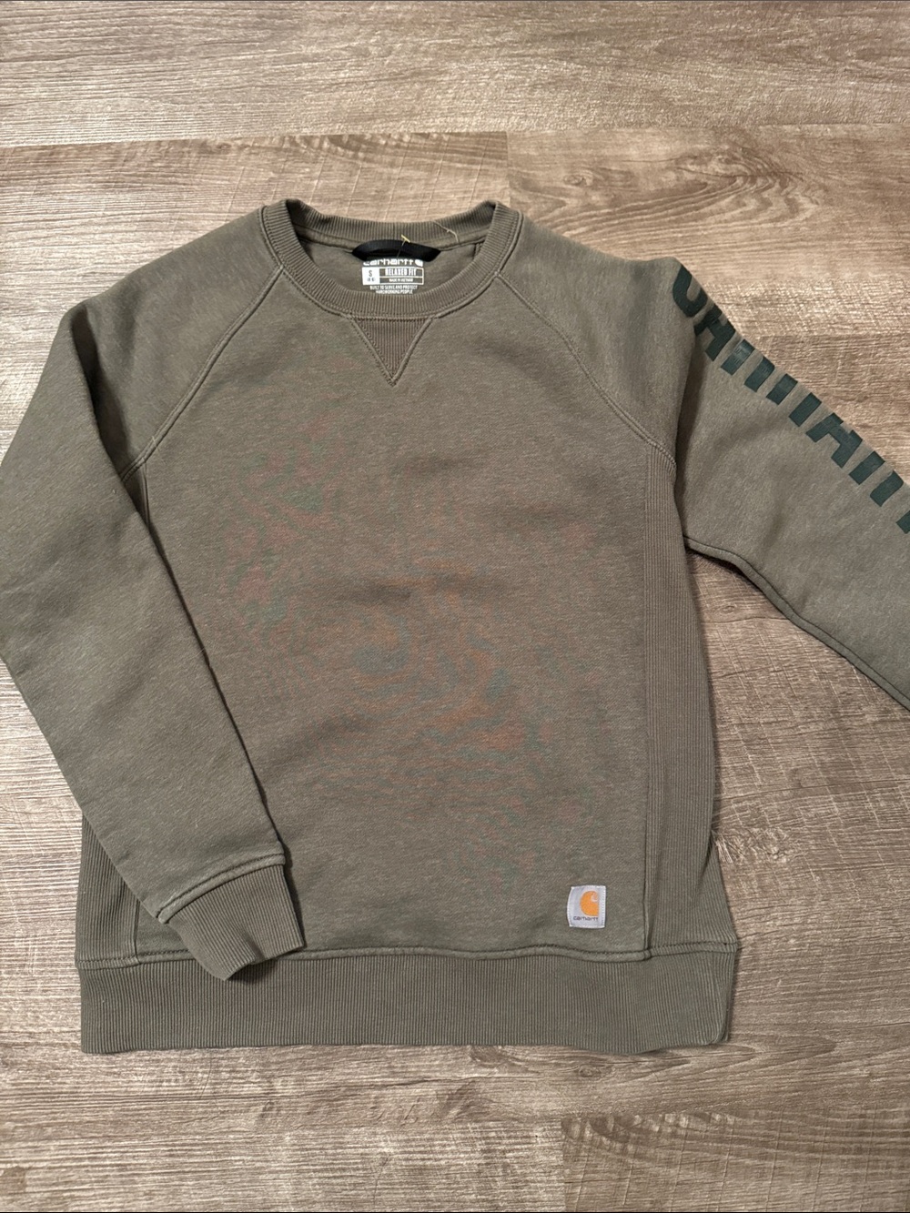 Carhartt women’s  Olive Crewneck Sweatshirt